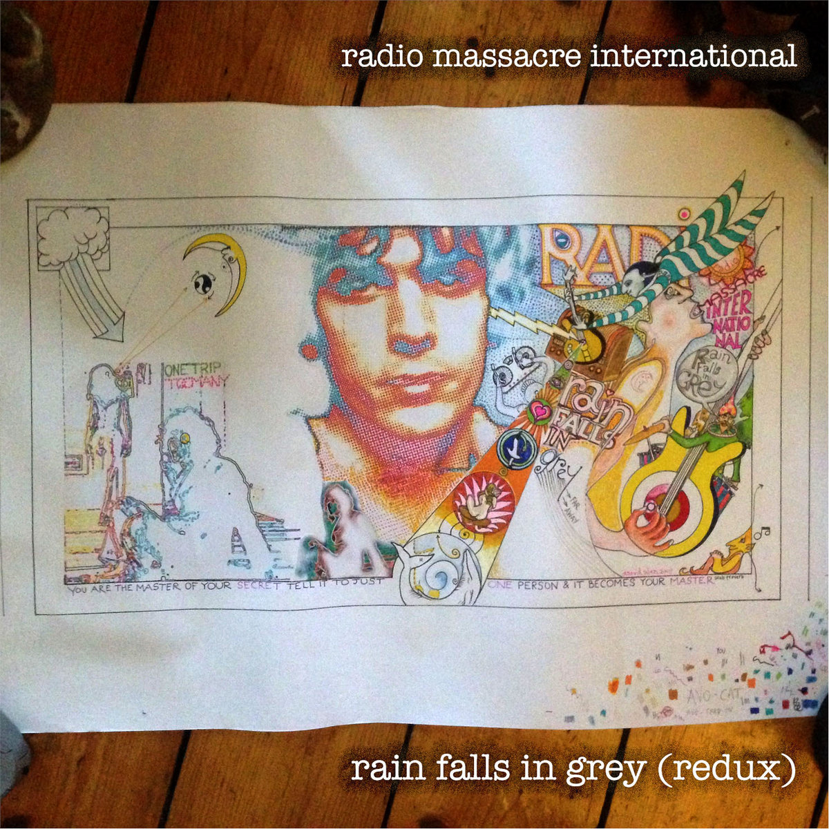 rain falls in grey (redux)